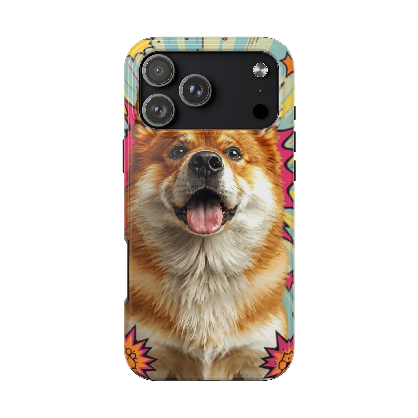 Playful Dog Tough Phone Case - Durable & Stylish Pet Lover Gift