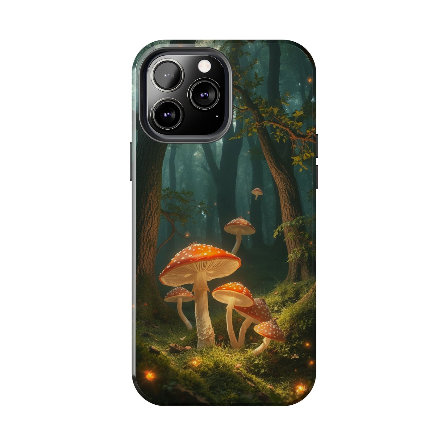 Whimsical Mushroom Tough Phone Case - Forest Fantasy Design