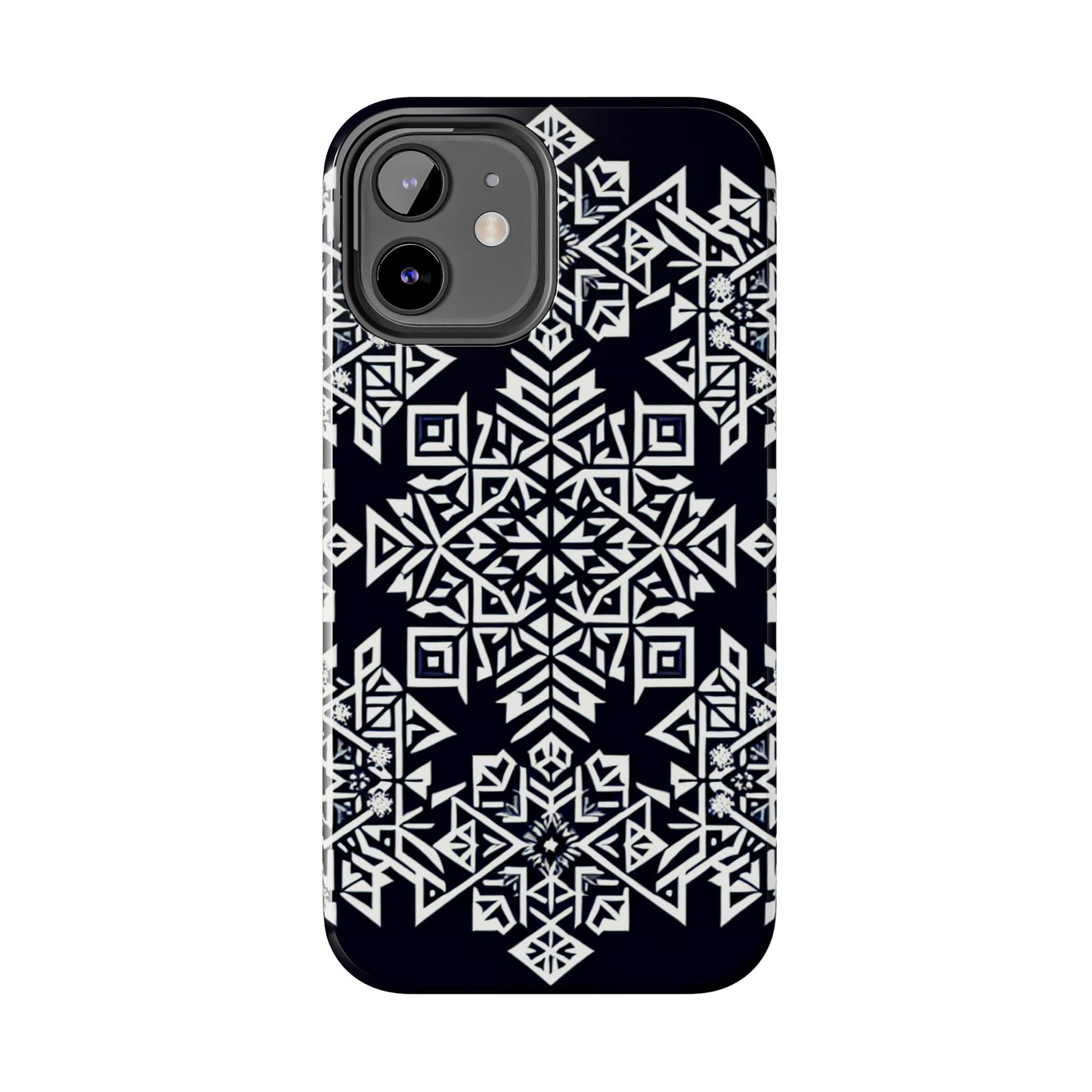 Winter Wonderland Tough Phone Case - Digital Snowflake - for iPhone