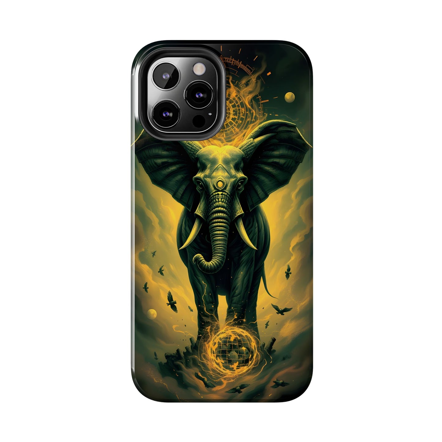Majestic Elephant Clouds Tough Phone Case - Durable Protection with Bold Design - for iPhone