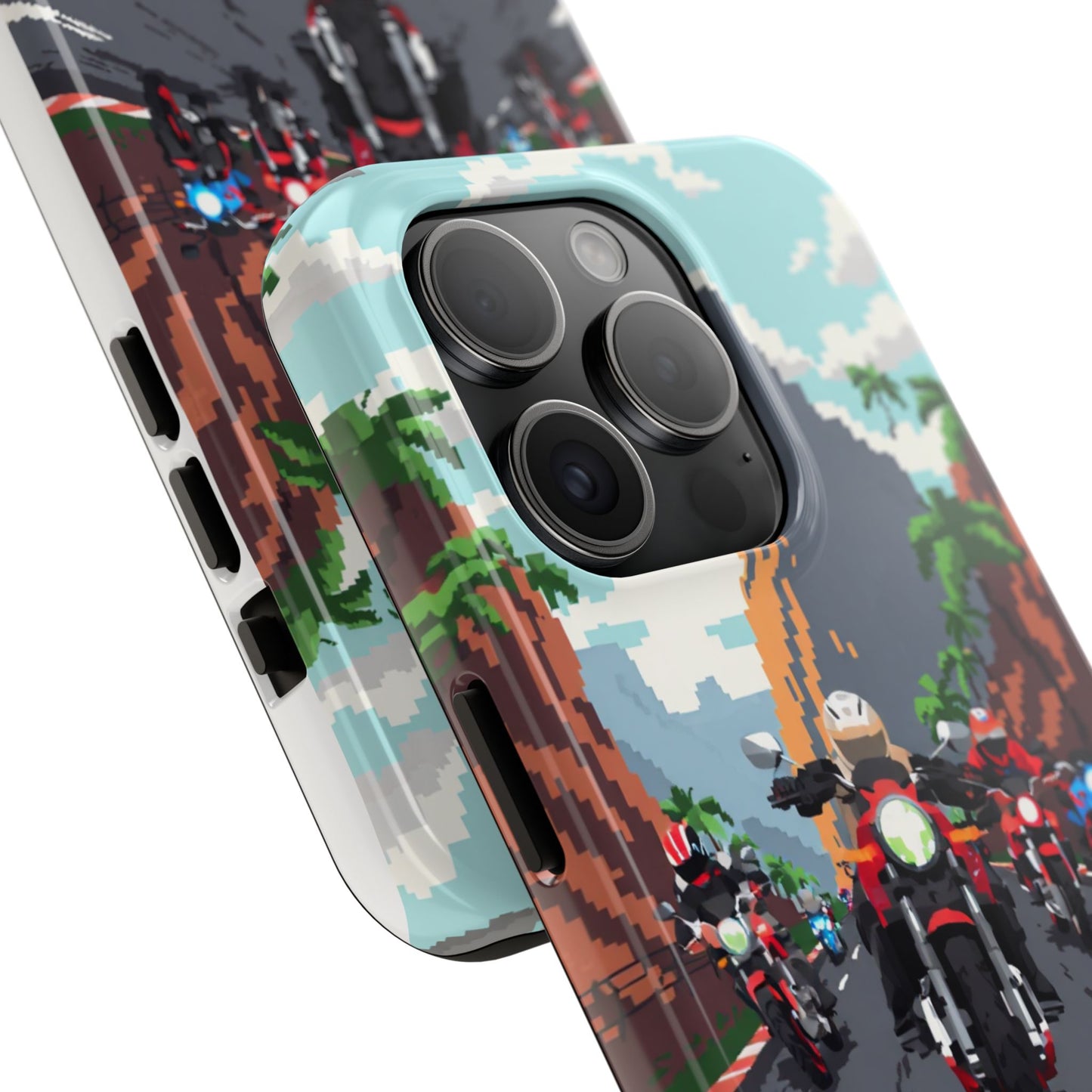 Retro Biker Tough Phone Case - Perfect for Motorcycle Lovers