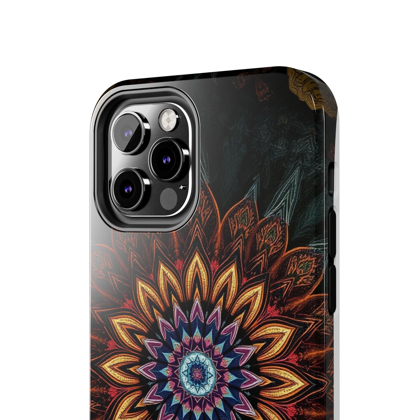 Mystic Mandala Tough Phone Case - Durable Protection with Artistic Design - for iPhone