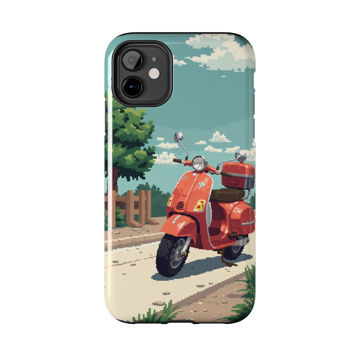 Retro Scooter Phone Case - Tough & Stylish Protection