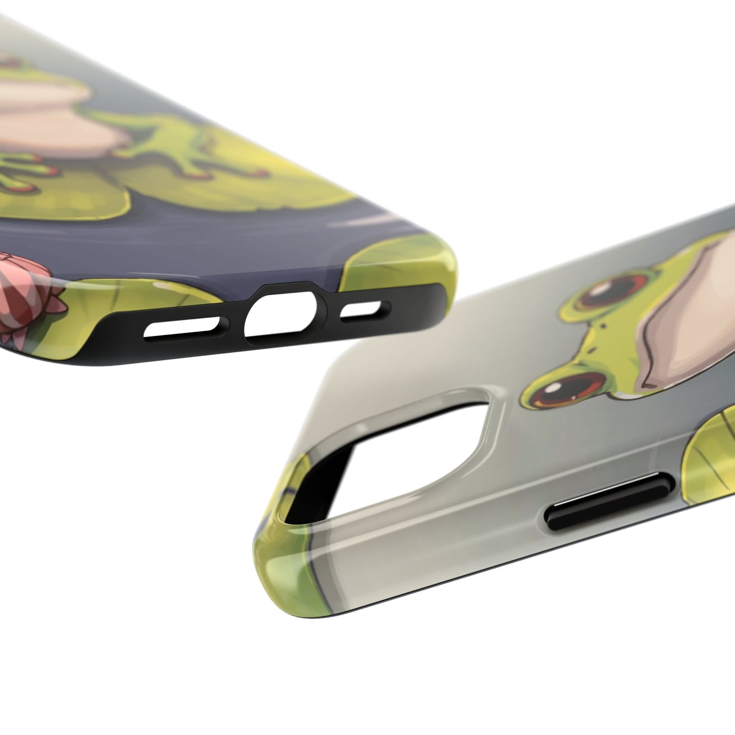 Cute Frog Tough Phone Case - Durable Protection with Nature Vibe
