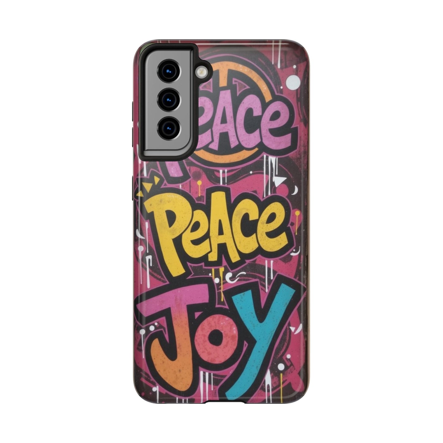 Colorful Peace Joy Tough Phone Case