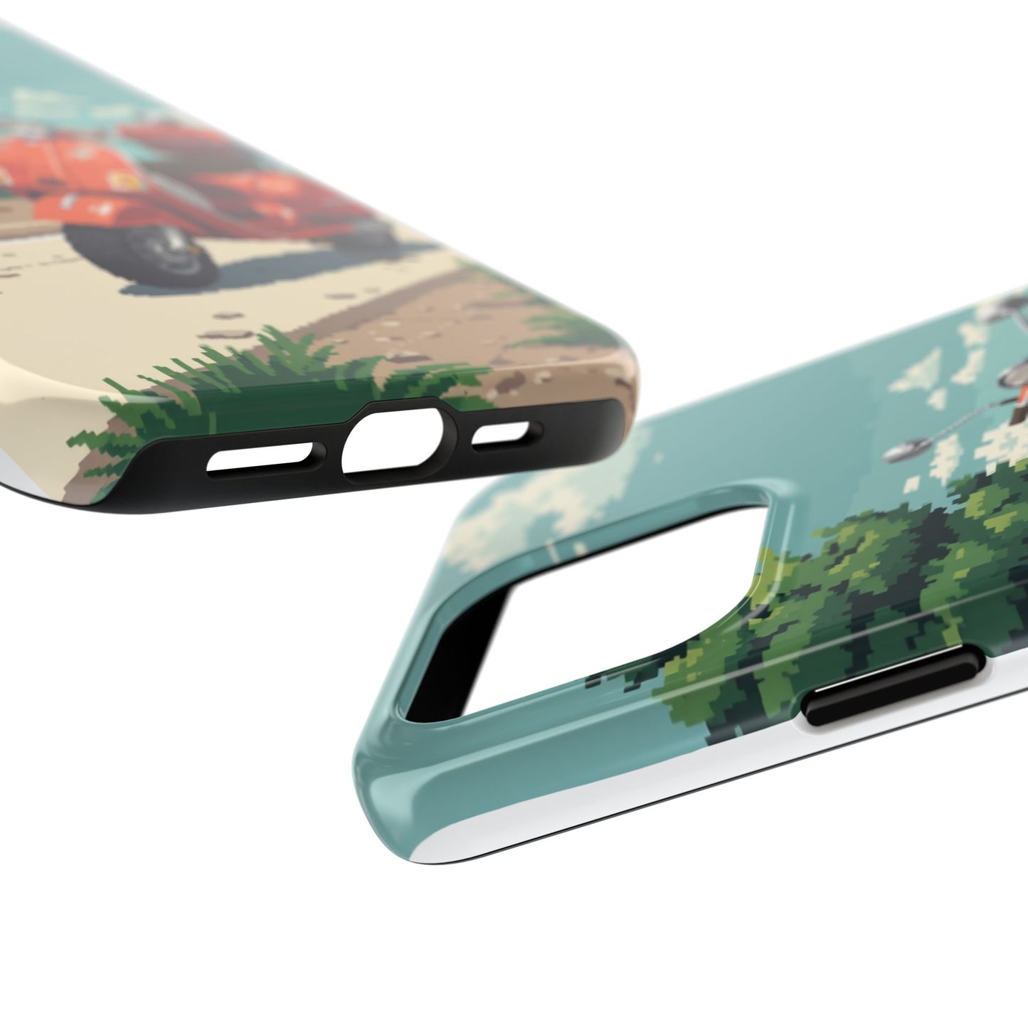 Retro Scooter Phone Case - Tough & Stylish Protection