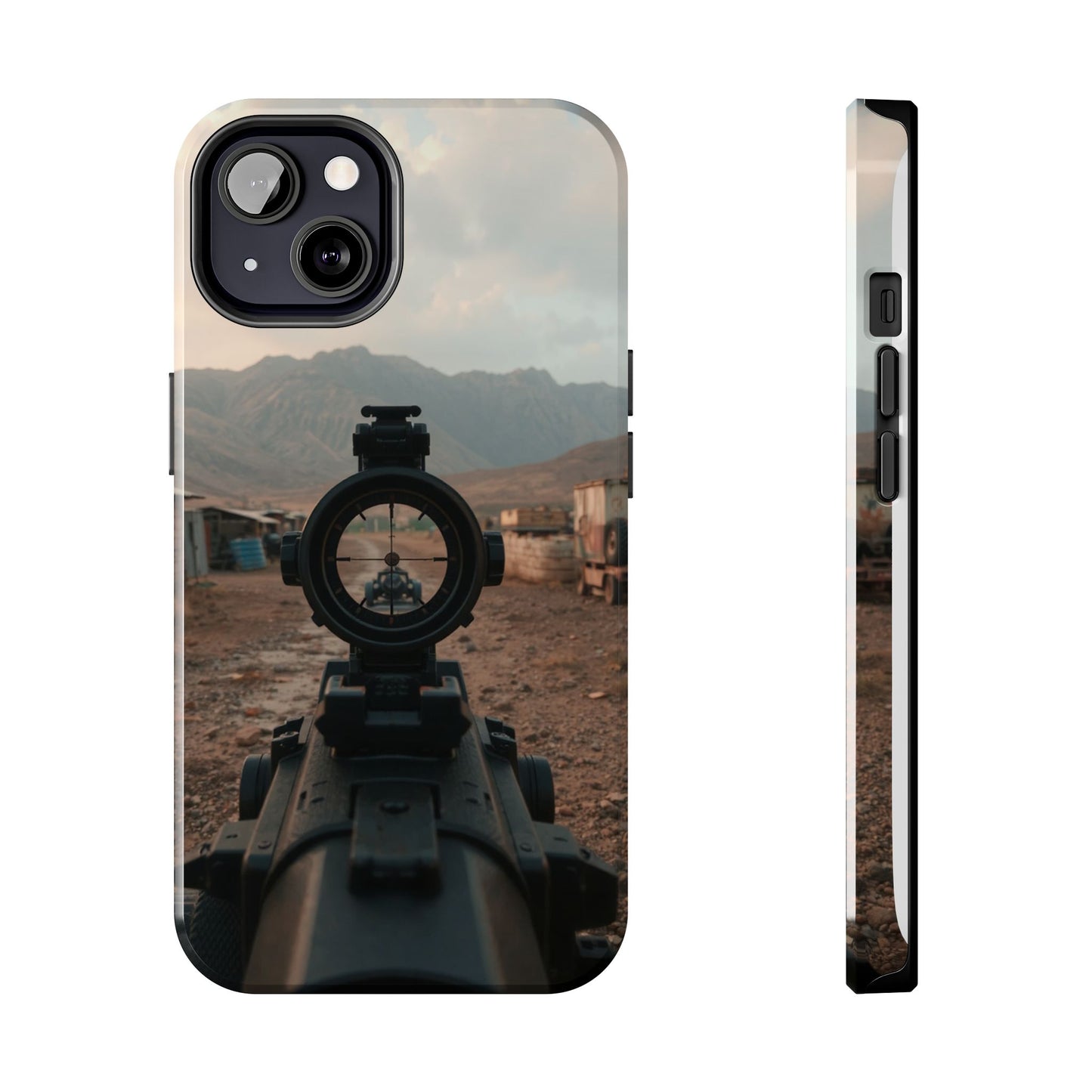 Tough Phone Case - Military Inspired Design with Sniper Scope