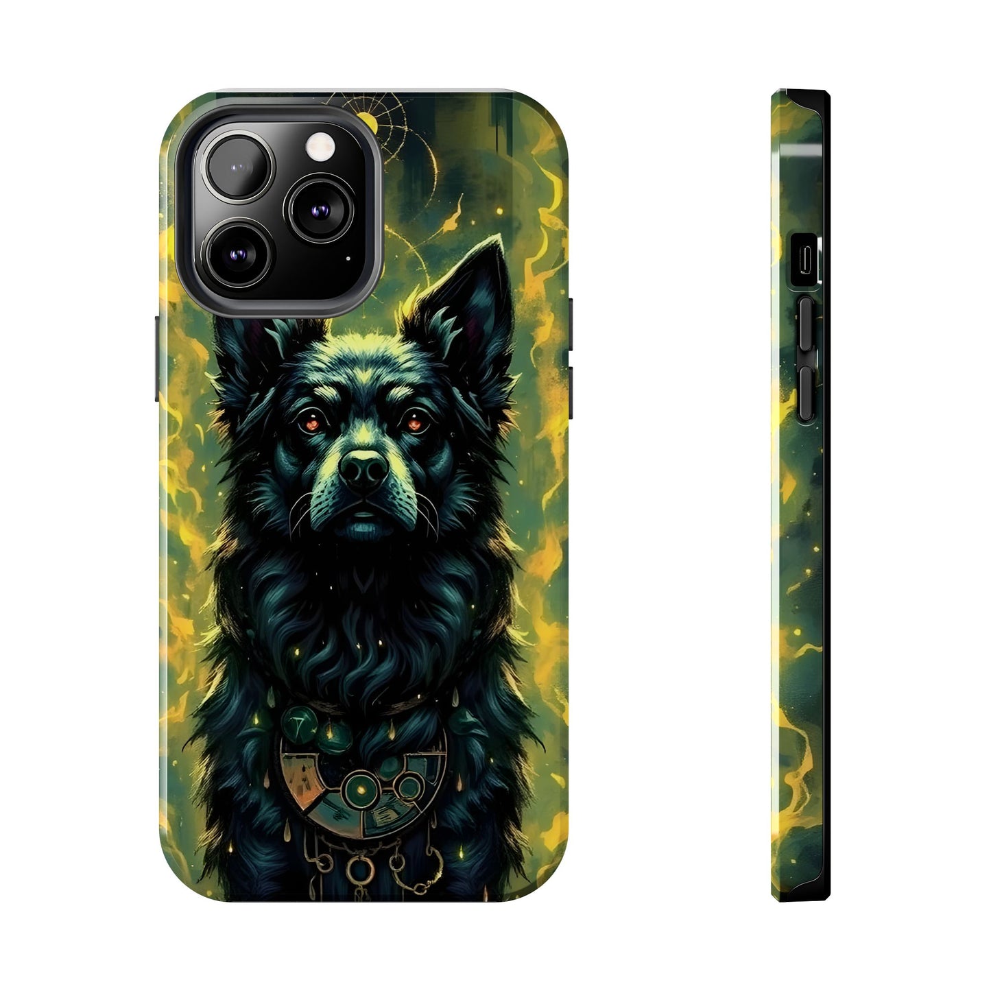 Mystical Dog Tribe Phone Case - Tough and Stylish for Pet Lovers - for iPhone