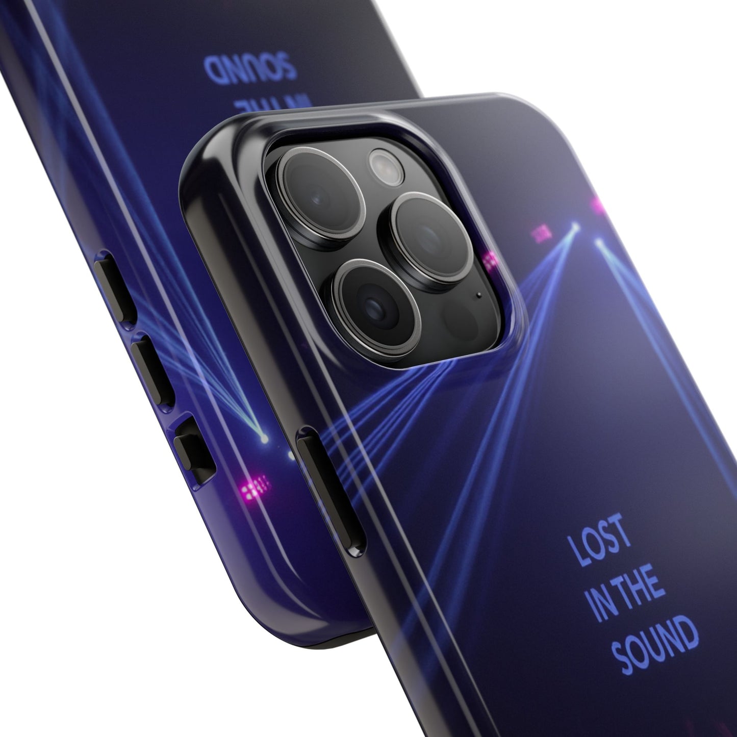 Vibrant Tough Phone Case - 'Lost in the Sound' Design for Music Lovers