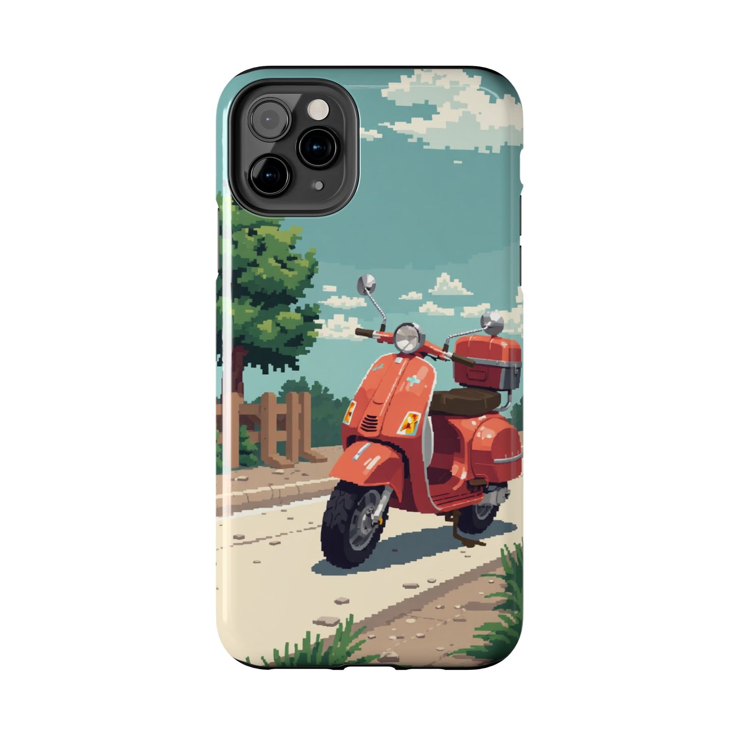 Retro Scooter Phone Case - Tough & Stylish Protection