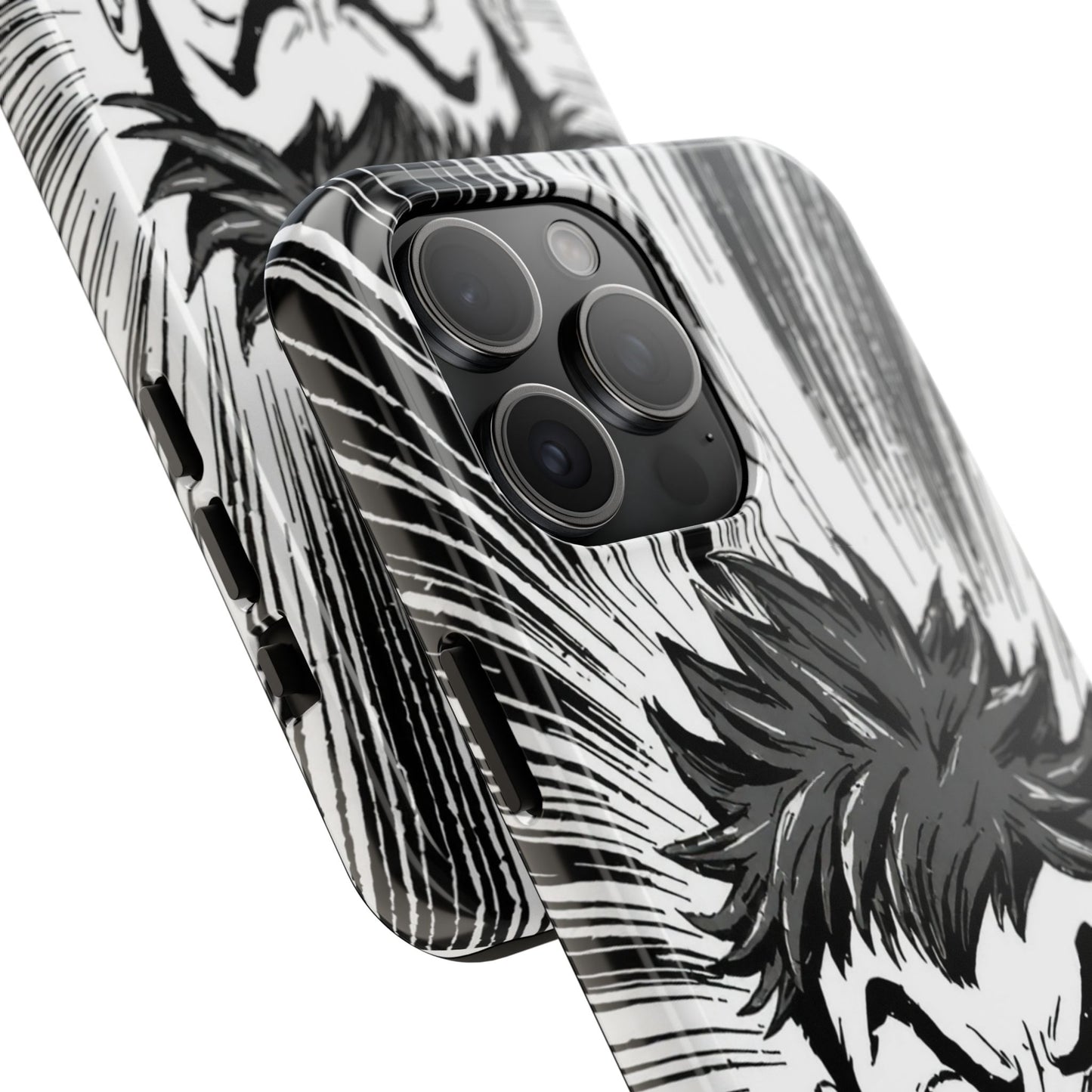 Intense Graphic Phone Case - Tough Design for Anime Fans