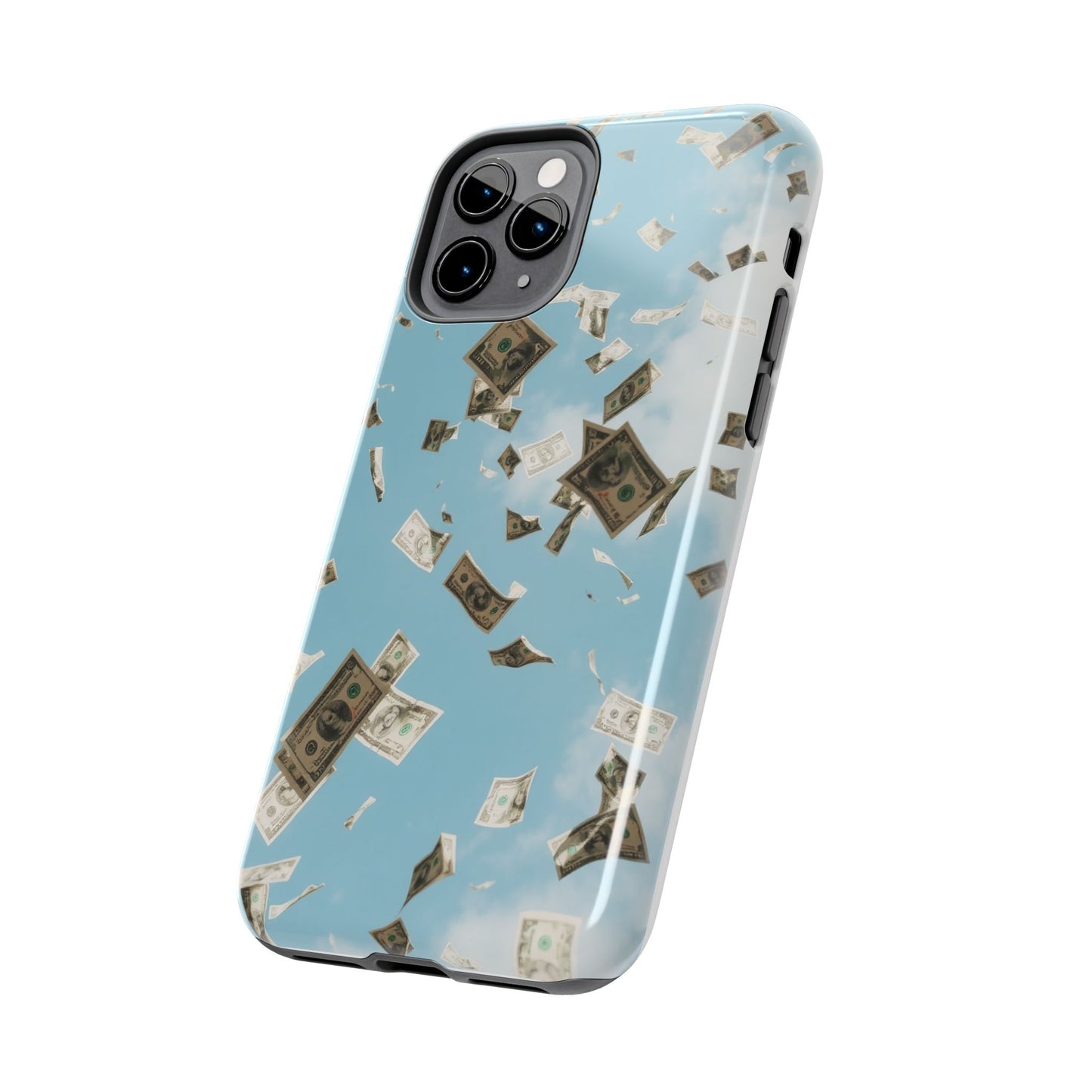 Cinematic Money Rain Phone Case | Tough & Stylish Accessory for Trendsetters, Gift for Birthdays, Graduations, and Celebrations