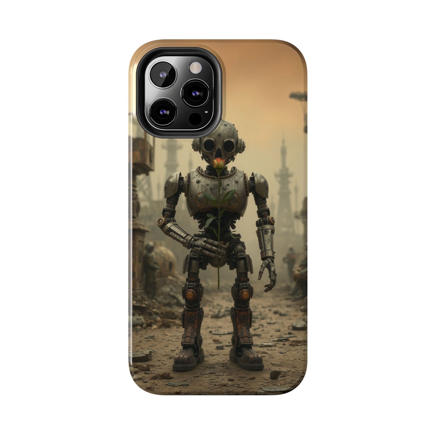 Robotic Sentinel Tough Phone Case - Durable Protector for Sci-Fi Lovers