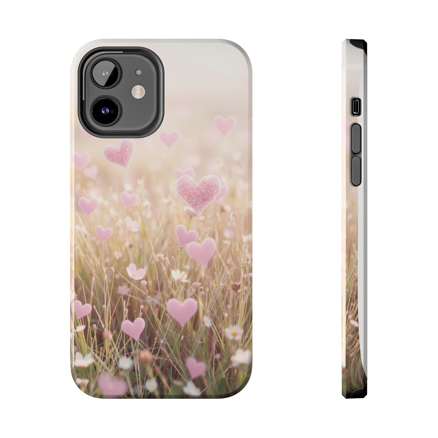 Romantic Hearts Tough Phone Case - Perfect for Lovers and Celebrations