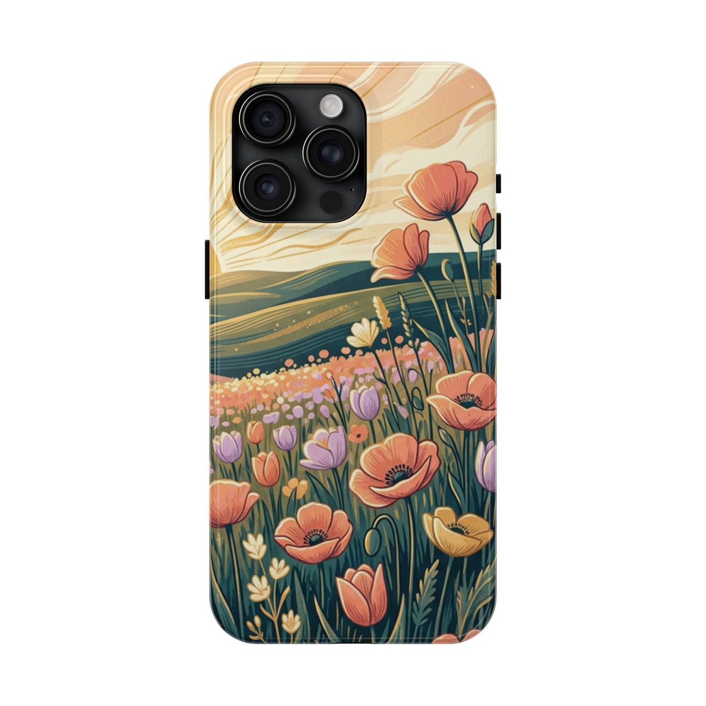 Floral Sunrise iPhone Case — Land of Flowers Design