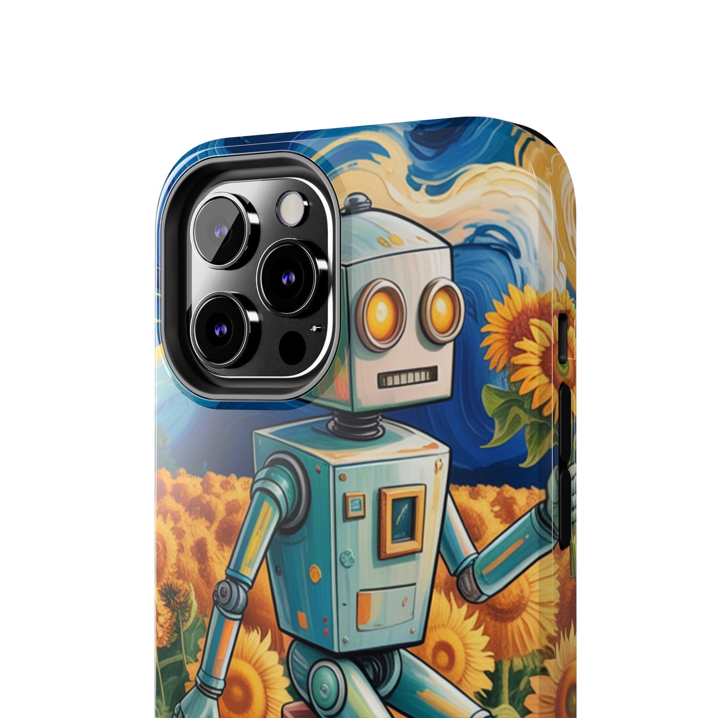 Robot Cycle Tough Phone Case - Durable & Unique Design