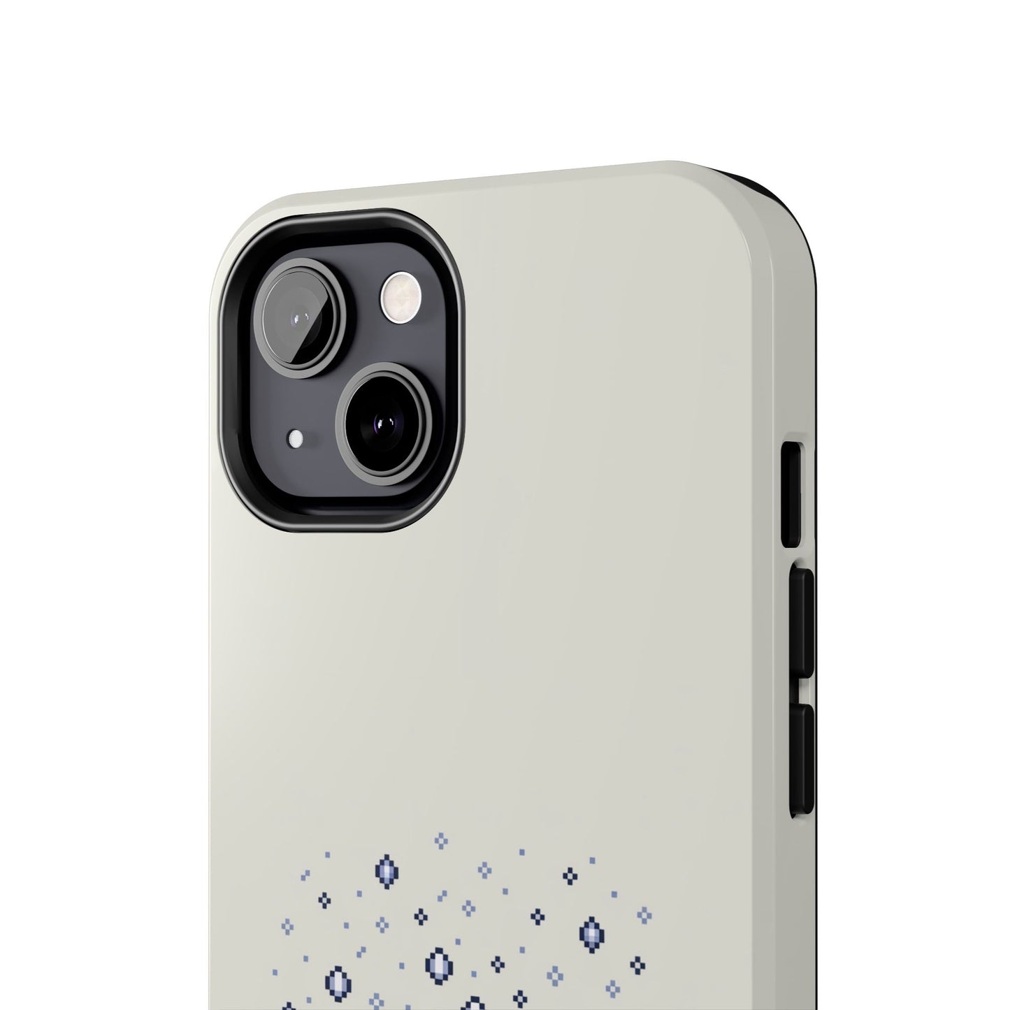 Snowy Vibe Tough Phone Case - Let It Snow Loading Design Pixel Art