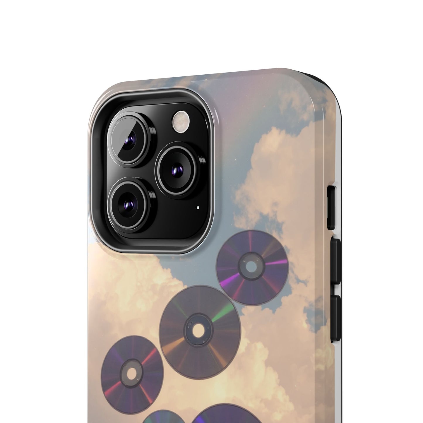 Vibrant Cloud CD Tough Phone Case - Durable and Stylish