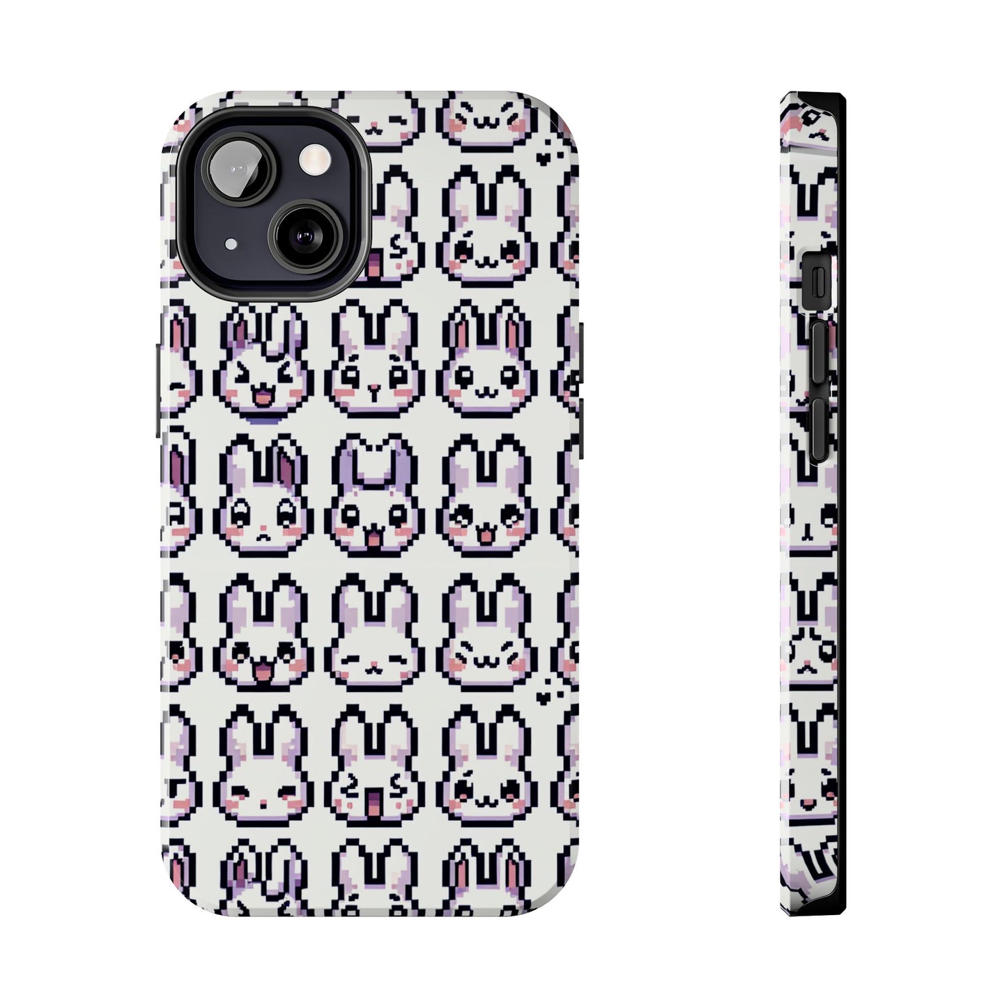 Cute Pixel Bunny Tough Phone Case - Stylish & Protective Cover for iPhone