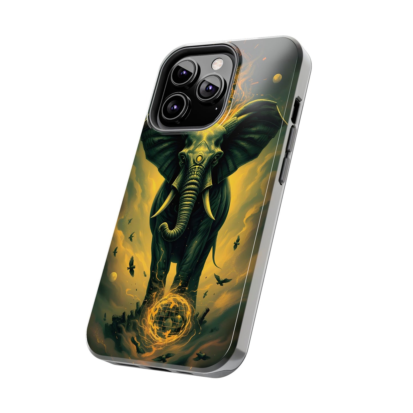Majestic Elephant Clouds Tough Phone Case - Durable Protection with Bold Design - for iPhone