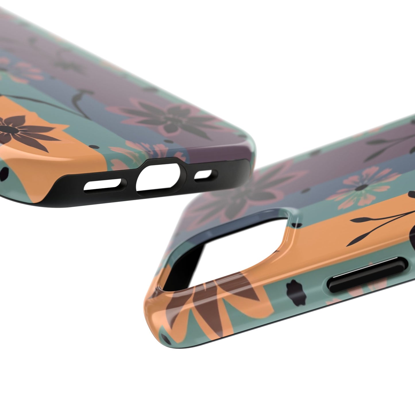Boho Floral Tough Phone Cases - Durable & Stylish Protection - for iPhone
