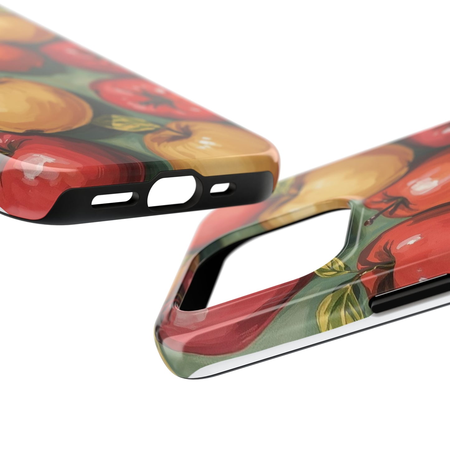Colorful Painted Apples Art Tough Phone Case - Durable & Stylish Protection - for iPhone