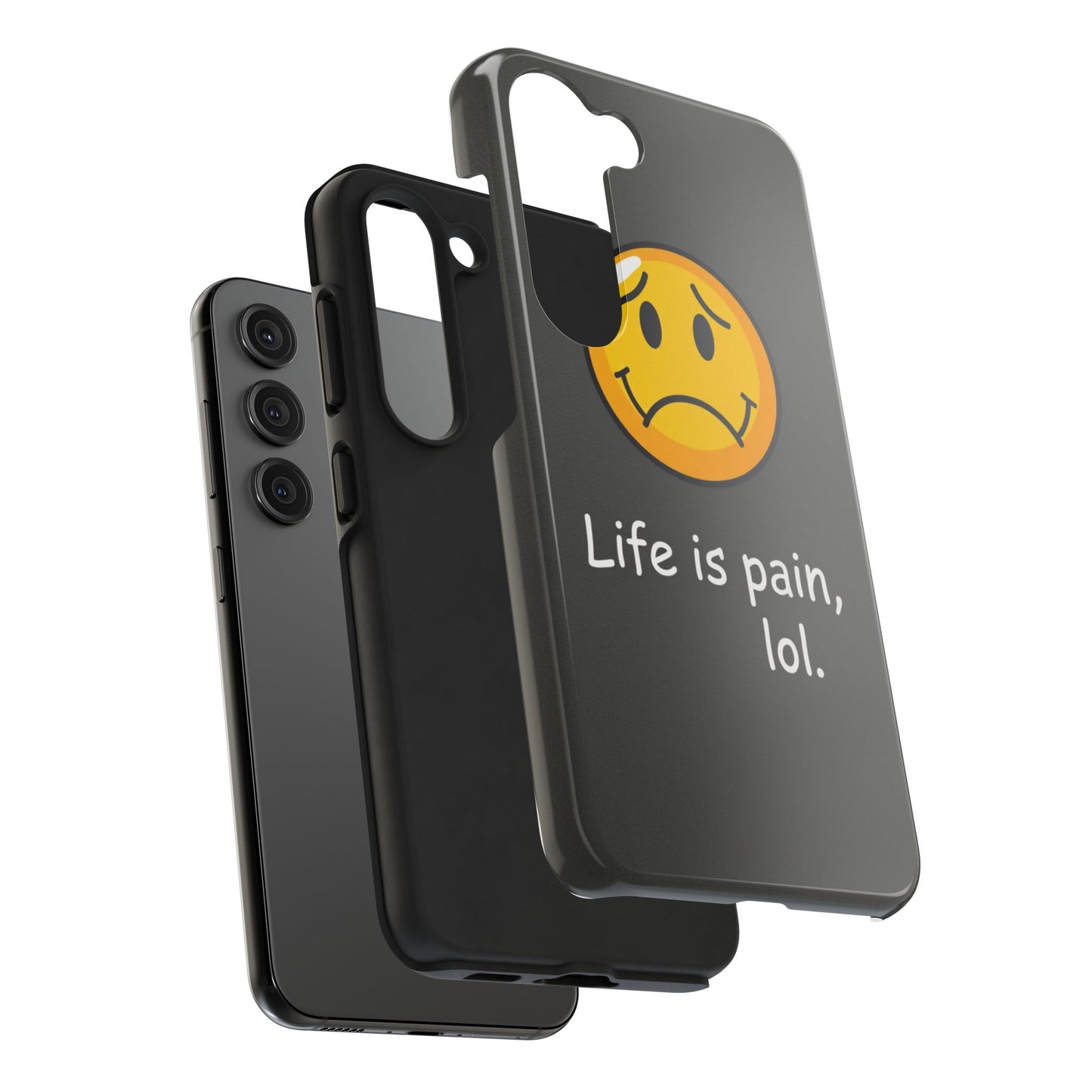 Life is Pain Tough Phone Case - Trendy Design for Smartphone Protection