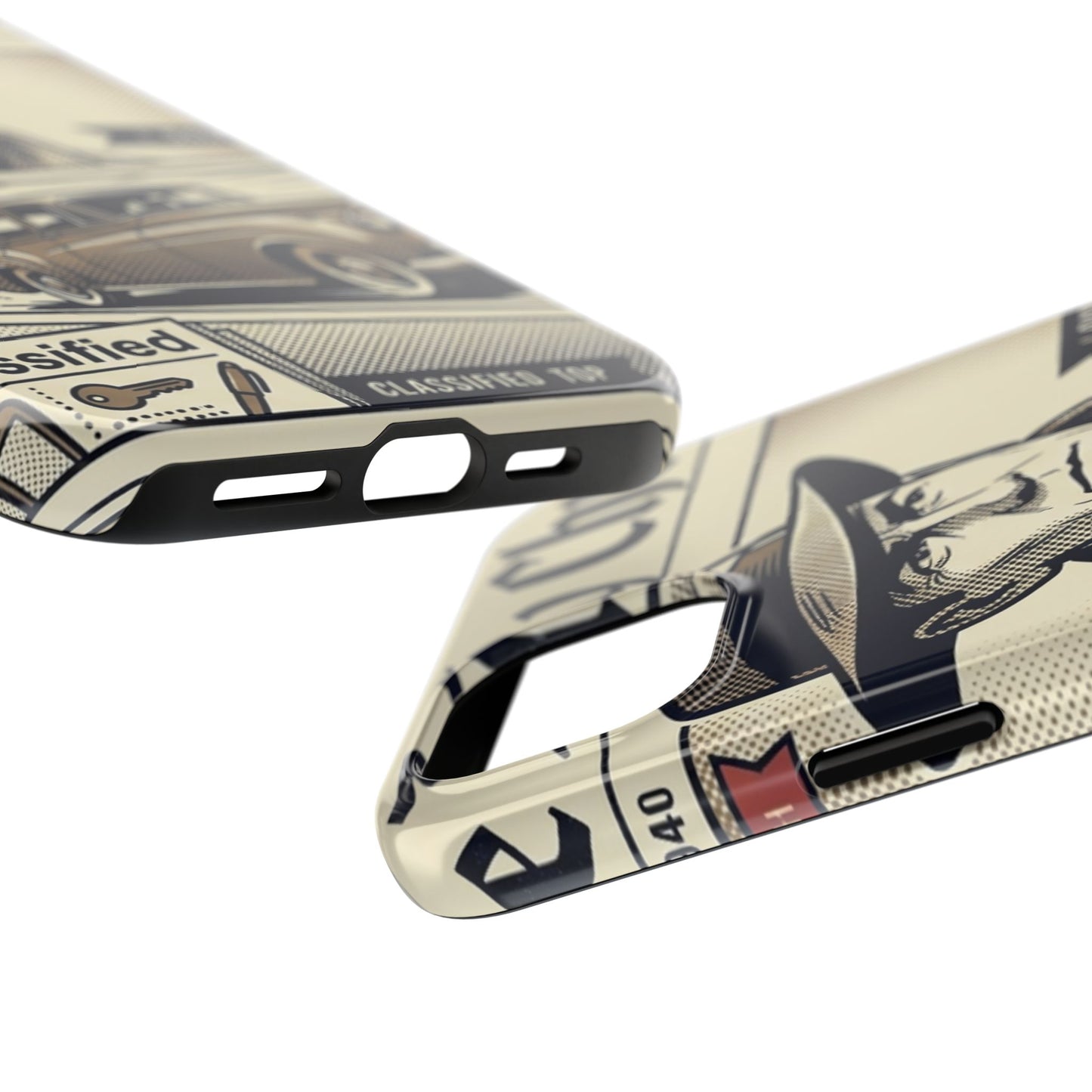 Old Newspaper Tough Phone Case