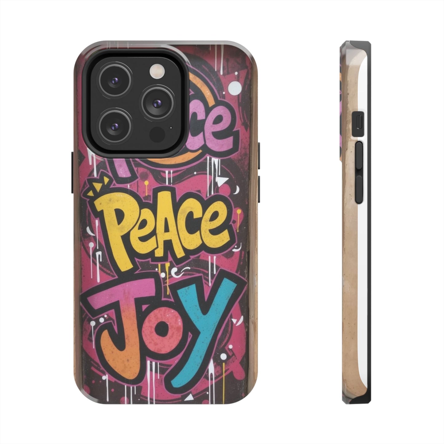 Colorful Peace Joy Tough Phone Case