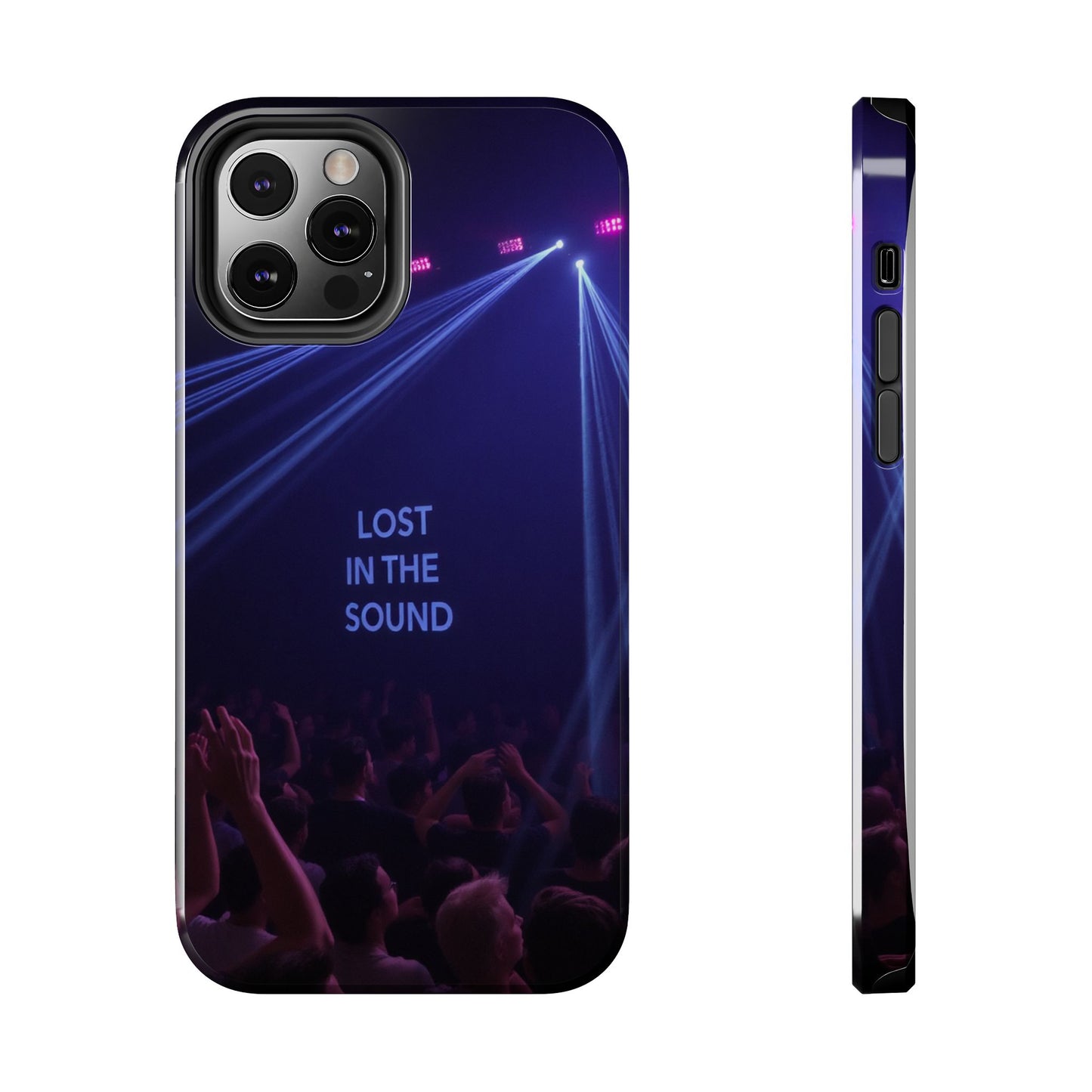 Vibrant Tough Phone Case - 'Lost in the Sound' Design for Music Lovers