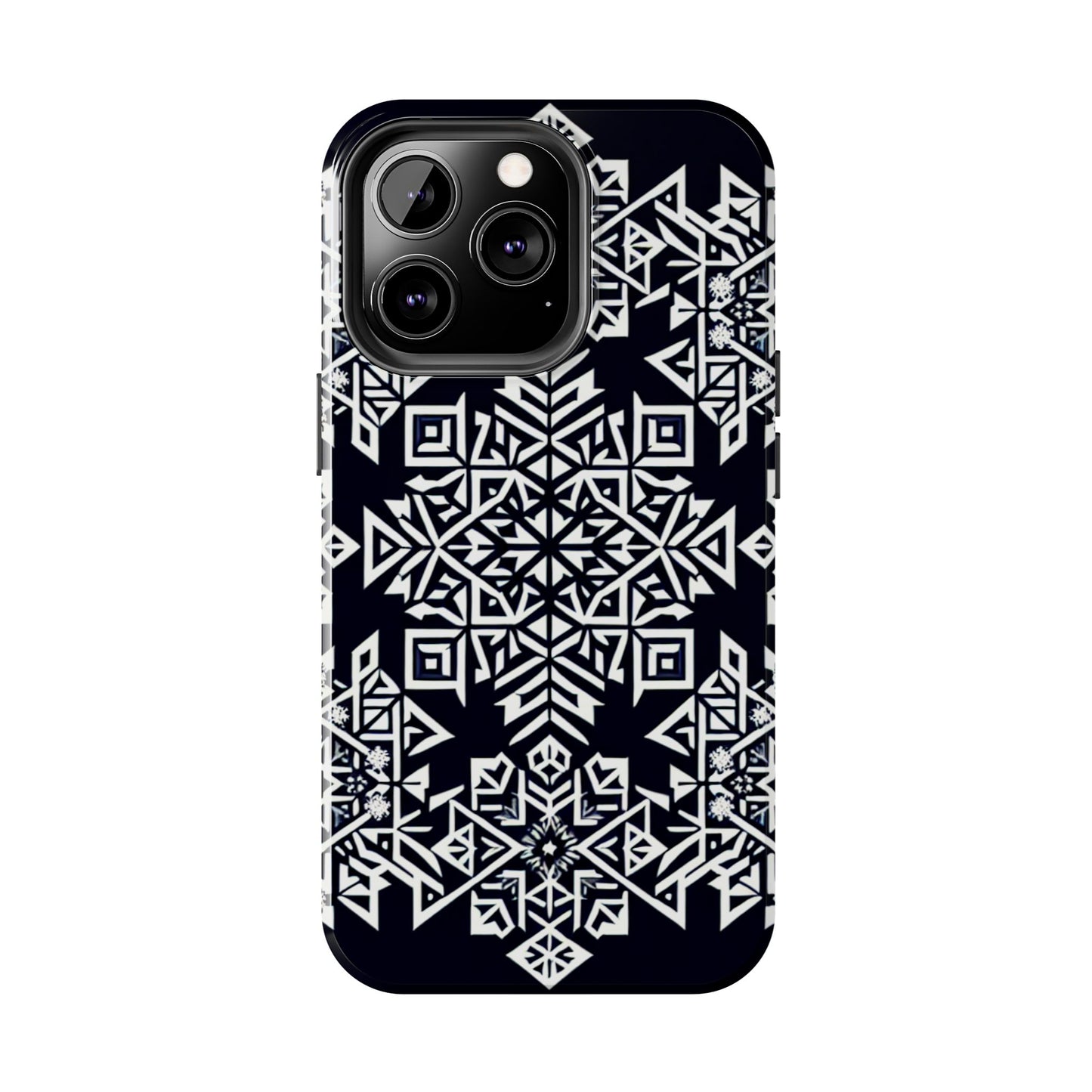 Winter Wonderland Tough Phone Case - Digital Snowflake - for iPhone