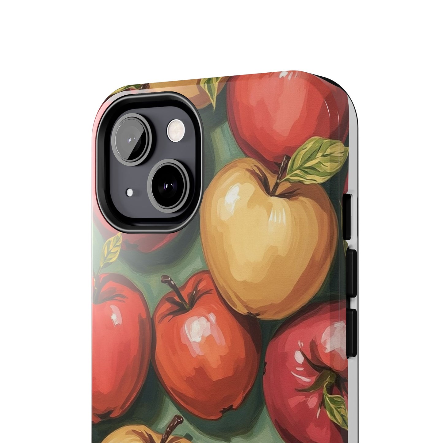 Colorful Painted Apples Art Tough Phone Case - Durable & Stylish Protection - for iPhone