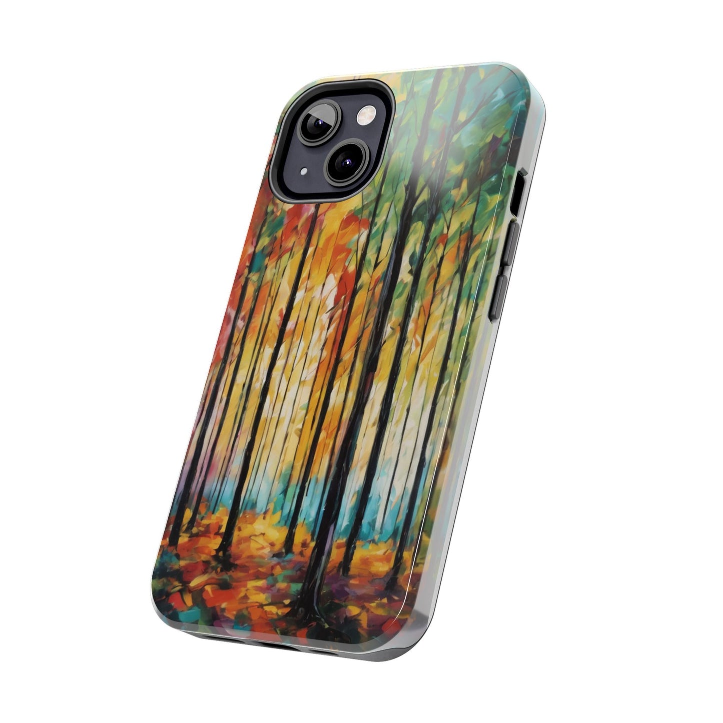 Autumn Forest Tough Phone Case - Colorful Nature Design - for iPhone
