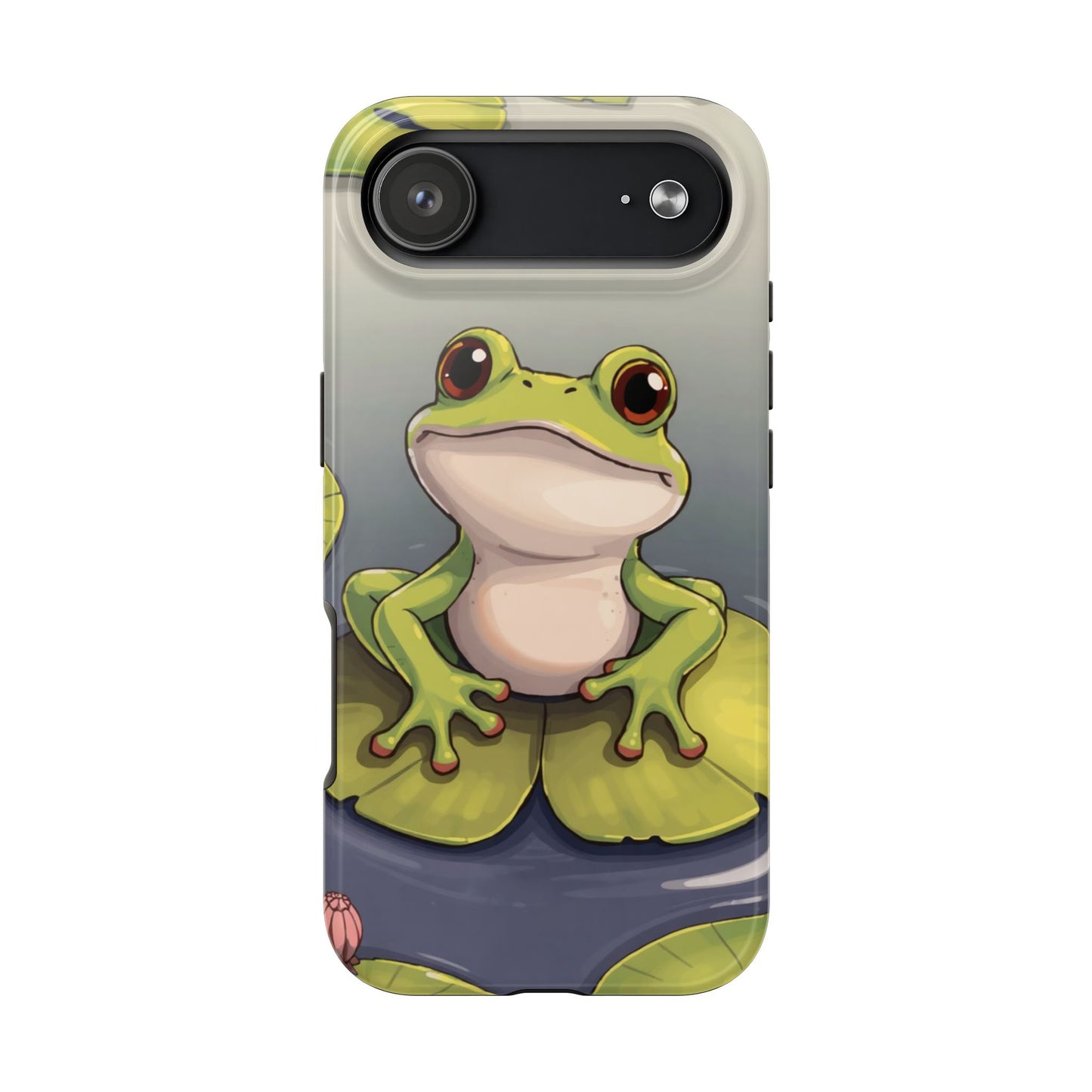 Cute Frog Tough Phone Case - Durable Protection with Nature Vibe