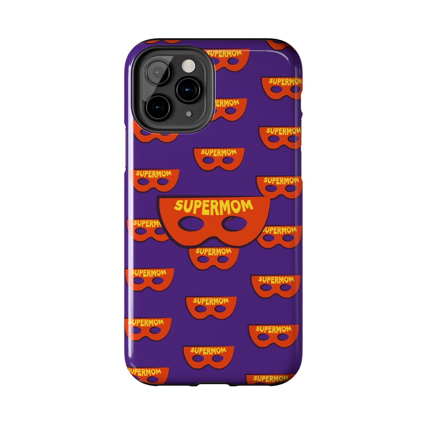 Supermom Tough Phone Case - Durable Protection with Fun Design - for iPhone