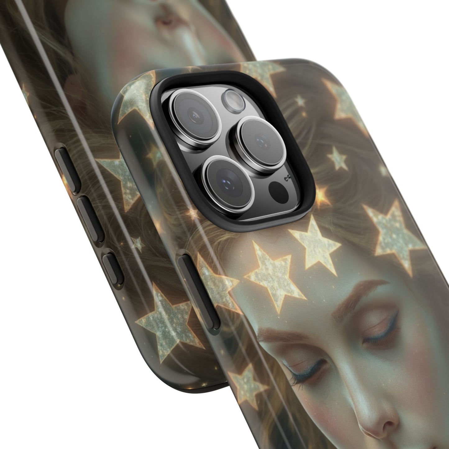 Celestial Dream Tough Phone Case - Artistic Starry Design for Style Enthusiasts