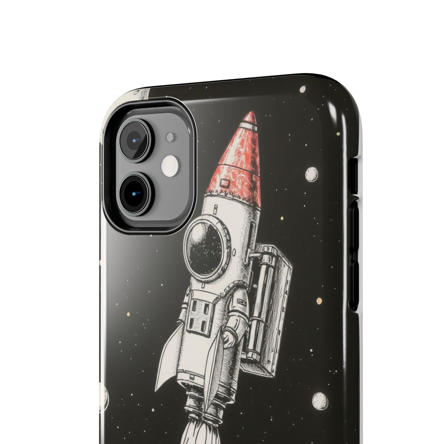 Cool Tough Phone Case for iPhone - Astro-Rocket Bond