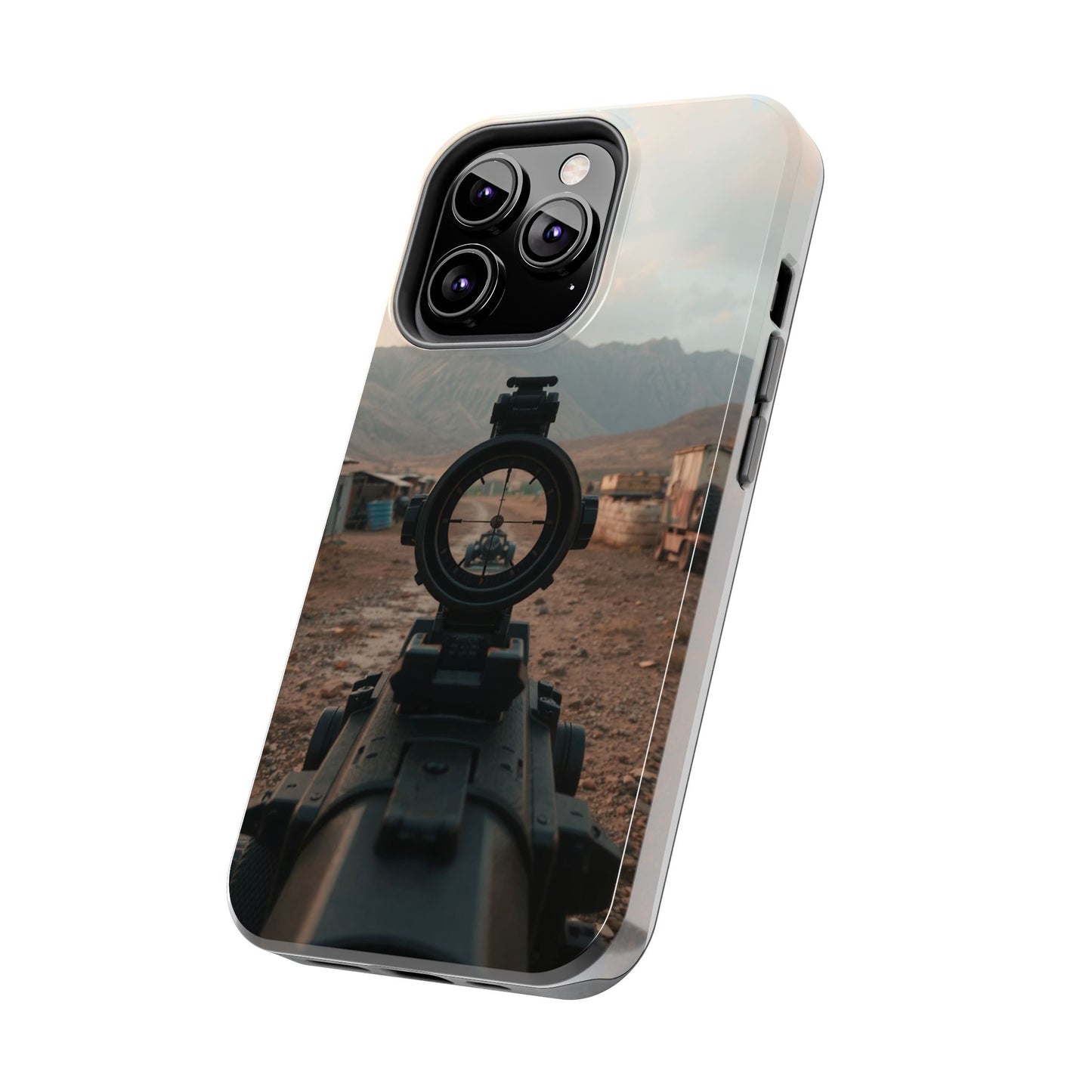 Tough Phone Case - Military Inspired Design with Sniper Scope