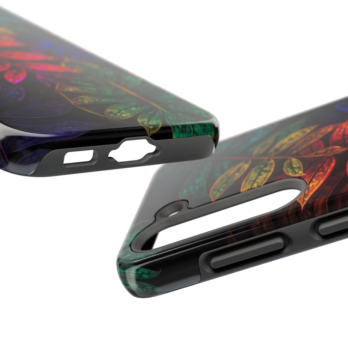 Vibrant Tropical Leaf Tough Phone Case