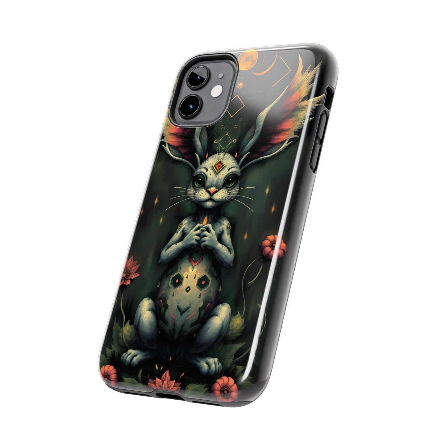 Artistic Rabbit Phone Cases - Unique and Durable Design of Mystical Bunny - for iPhone