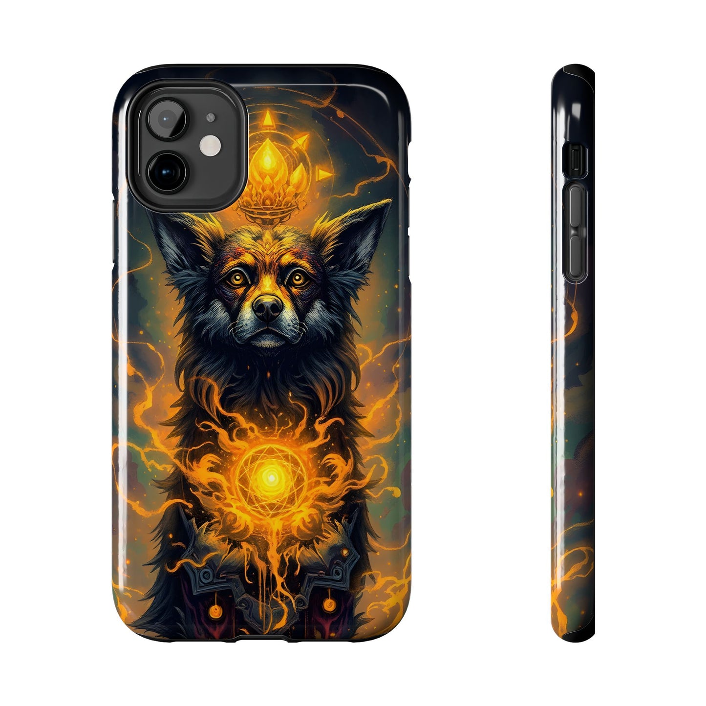 Mystical Dog of Light - Tough Phone Case - Durable Protection with Inspired Artwork - for iPhone