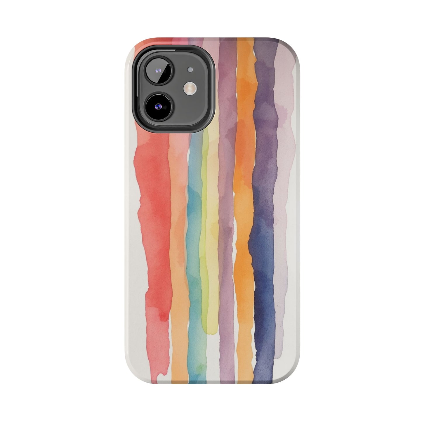 Colorful Watercolor Tough Phone Case - Stylish and Durable Cover for Creative Souls