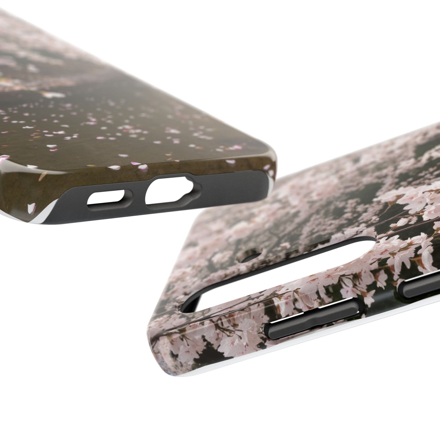 Cherry Blossom Tough Phone Cases - Durable Protection with Floral Serenity