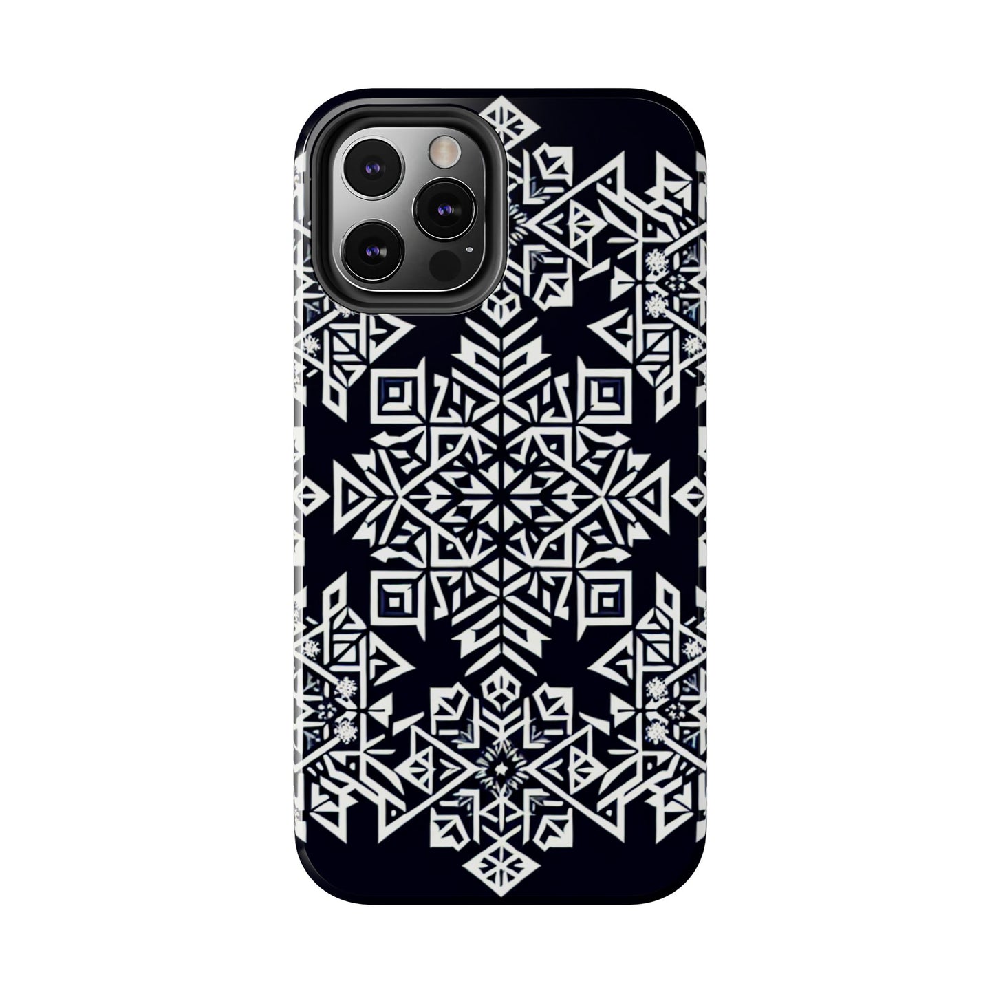 Winter Wonderland Tough Phone Case - Digital Snowflake - for iPhone