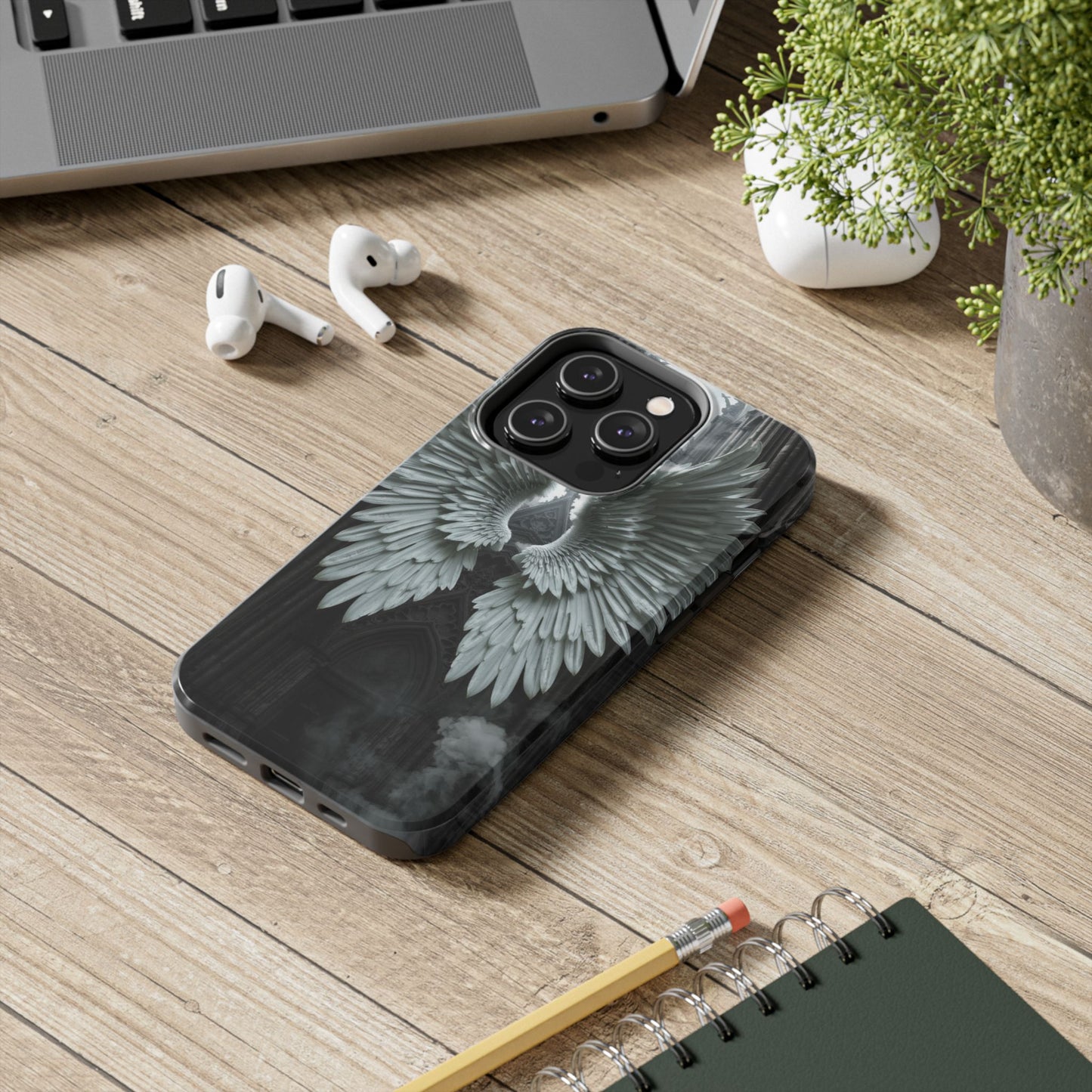 Angel Wings Tough Phone Case - Durable & Stylish Protection for Creatives
