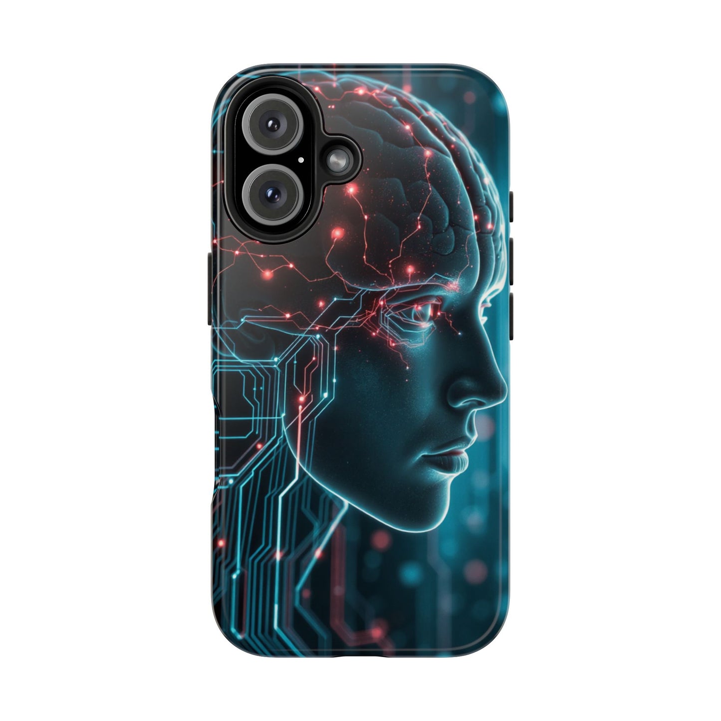 Futuristic Brain Design Tough Phone Case