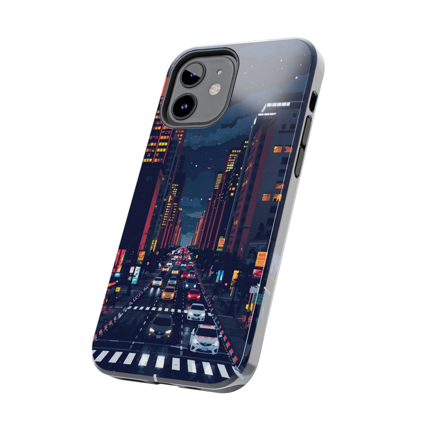 Urban Nightlife Tough Phone Case - Durable & Stylish Protection