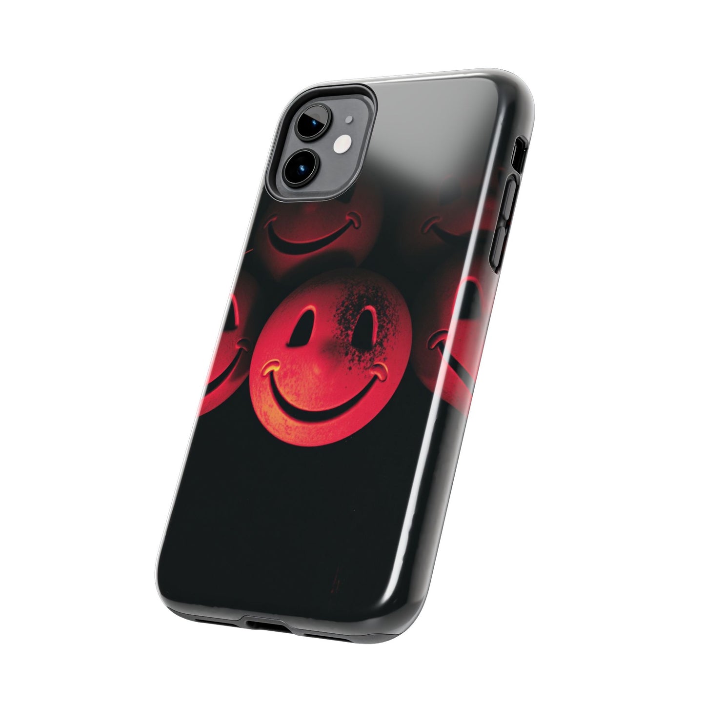 Smiley Face Tough Phone Case - Durable Protection with Fun Design