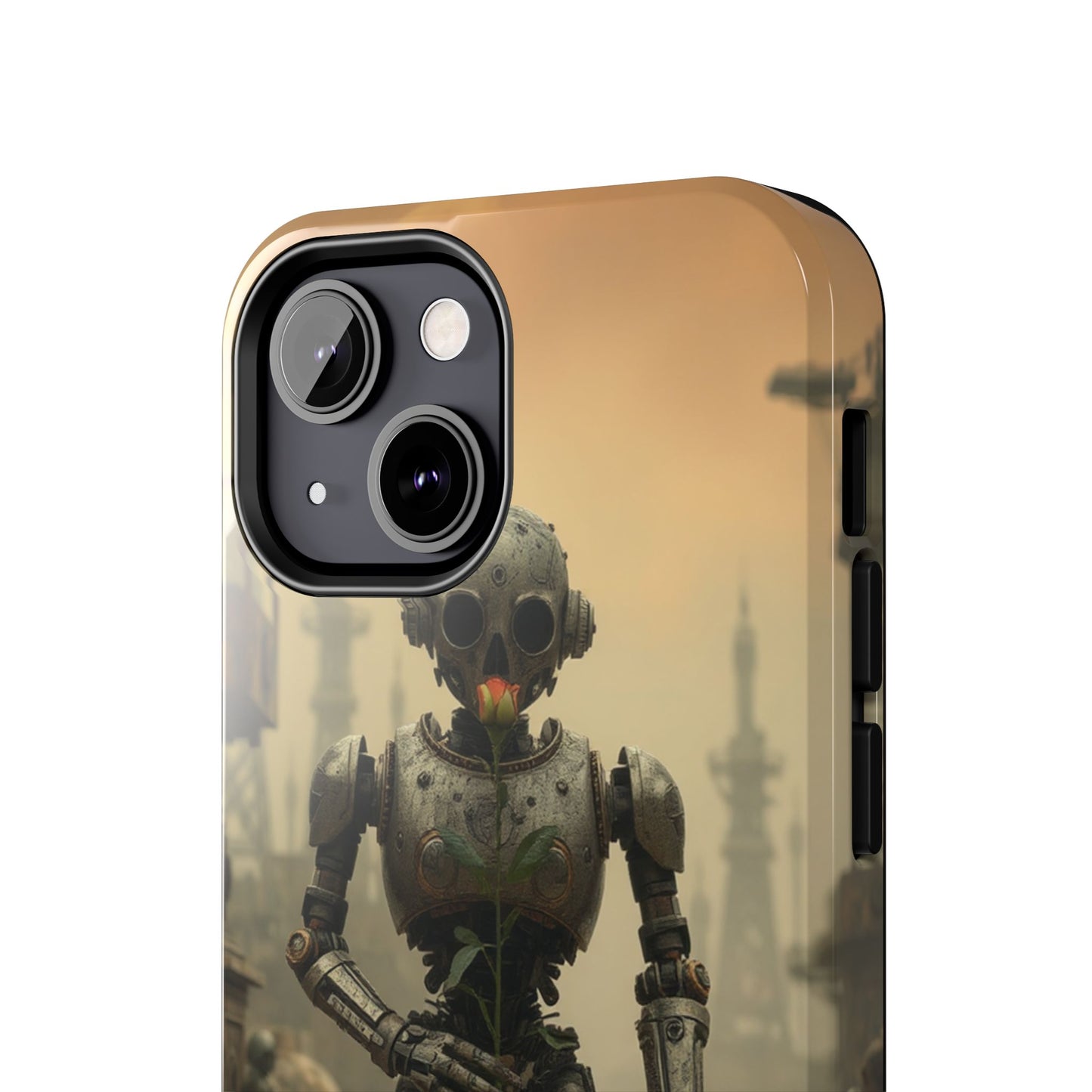 Robotic Sentinel Tough Phone Case - Durable Protector for Sci-Fi Lovers