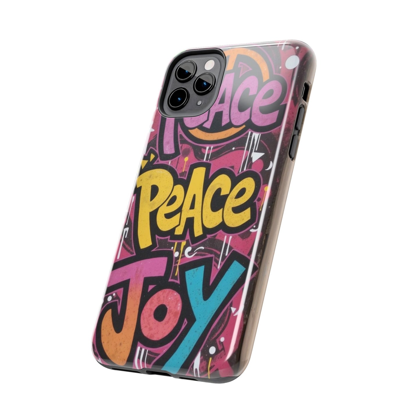 Colorful Peace Joy Tough Phone Case